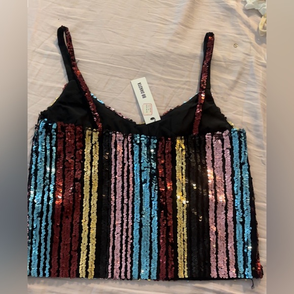 Brand New Multi-Color Sequin Top by BB Dakota - Picture 3 of 5